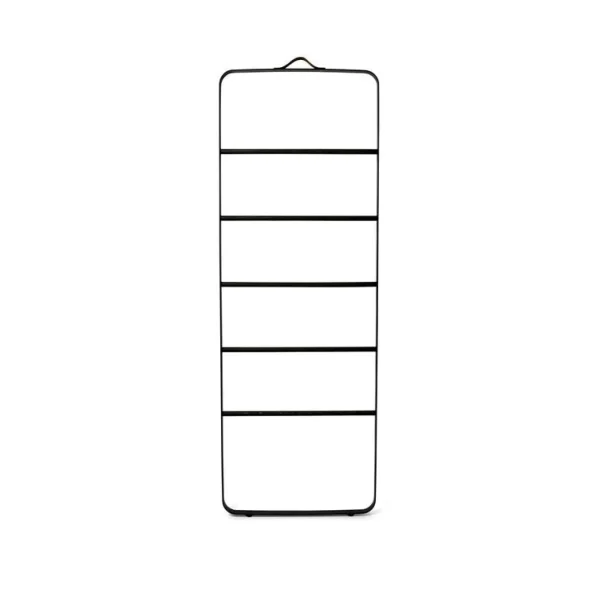 Best Audo Towel Ladder Black/Dark Oak