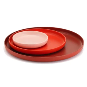 Cheap Vitra Trays set/3, reds