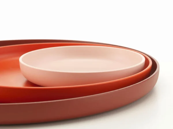 Cheap Vitra Trays set/3, reds