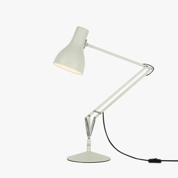 Clearance Anglepoise Type 75 Desk Lamp, Jasmine White, Table Base