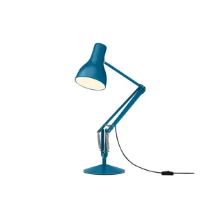 New Anglepoise Type 75 Desk Lamp, Margaret Howell, Saxon Blue