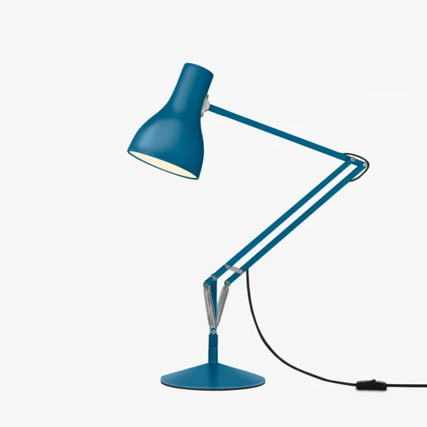 New Anglepoise Type 75 Desk Lamp, Margaret Howell, Saxon Blue