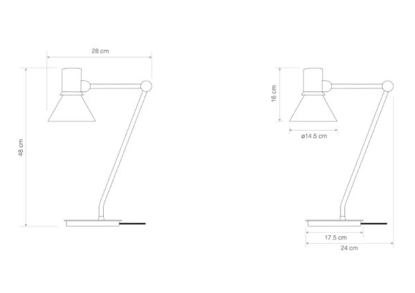 Flash Sale Anglepoise Type 80 Desk Lamp, Matte Black