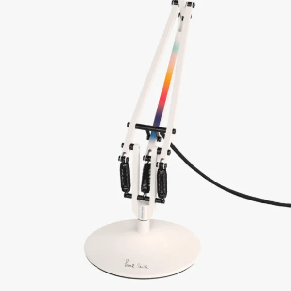 Cheap Anglepoise Type 75 Mini Desk Lamp, Paul Smith, Edition Six (White)