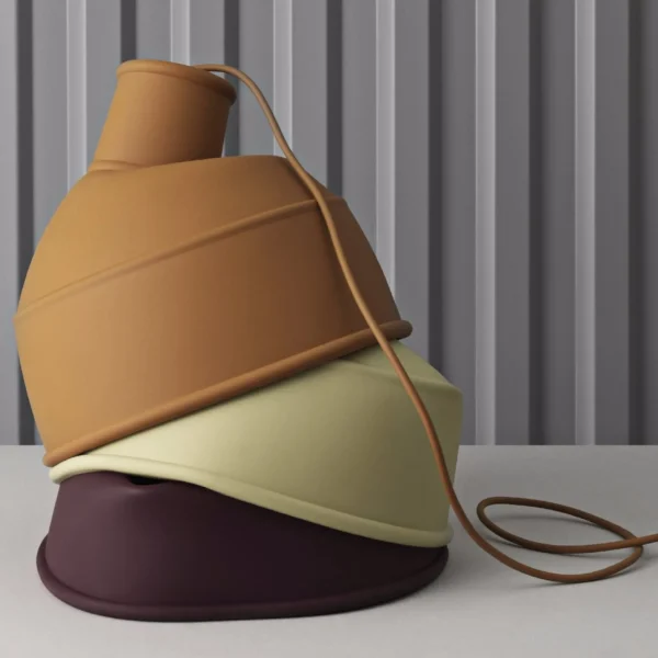 New Muuto Unfold Pendant, Clay Brown