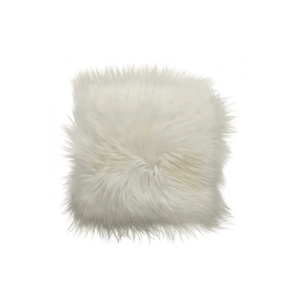 New Black Sheep White Light White Icelandic Sheepskin Chairpad