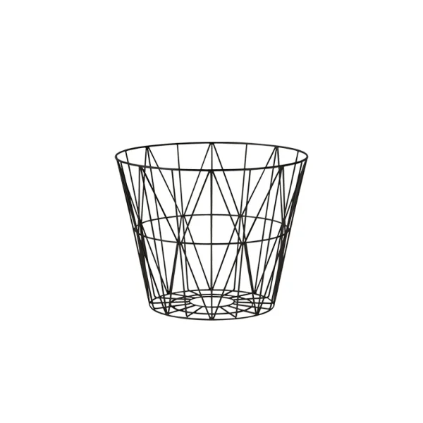 Shop Ferm Living Wire Basket, Large, Black 60x45cm