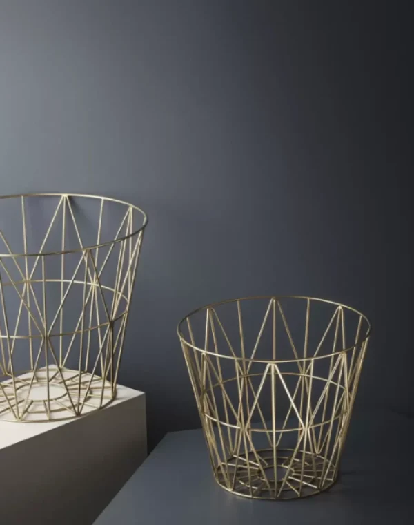 Store Ferm Living Wire Basket, Small, Black